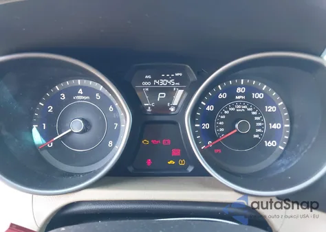 2013 Hyundai Elantra Limited из США, поврежденный, VIN 5NPDH4AE9DH395493